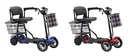 4-wheel electric vehicle Assisi 2.0 6 km/h Safety: 36V/10Ah Li-ion with luggage bag/basket, indicators, foldable, blue