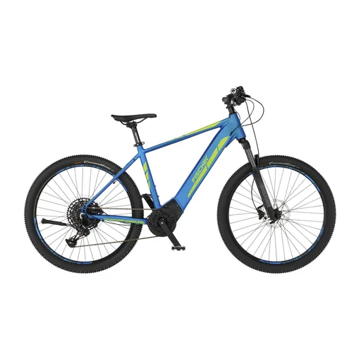 "Unisex E-Bike MTB, 29 inches, frame size, 46 cm, 12-speed derailleur, matte blue, MONTIS 6.0i image"