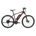 Unisex E-Bike MTB, 27.5 inches, frame size 48 cm, 10-speed derailleur, matte black, MONTIS EM 1726