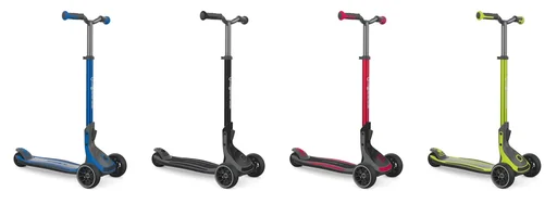 "ULTIMUM scooter for children and adults, 125/90 mm extra wide, ABEC 7, 3-wheeled, height adjustable, dark blue image"