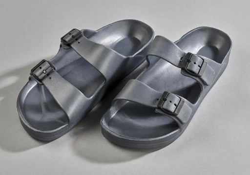 "Leisure bathing slippers, color gray, size 42 image"