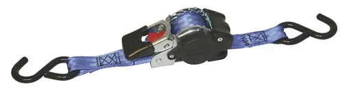 "Automatic lashing strap with S-hook, 1.8 m x 25 mm image"