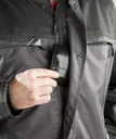 YUKON winter jacket, color black/grey, size M