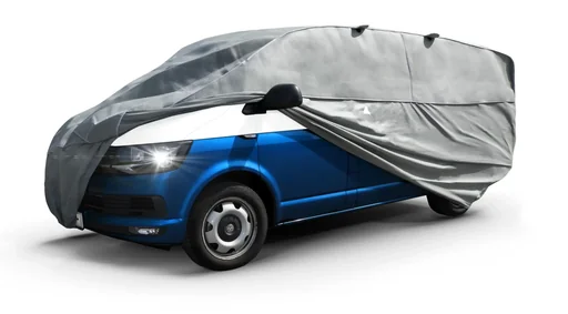 "Bus hail protection tarpaulin Hybrid UV Protect, van hail protection garage size L image"