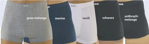 "Retroshorts, anthrazit / melange, Gr.7 image"