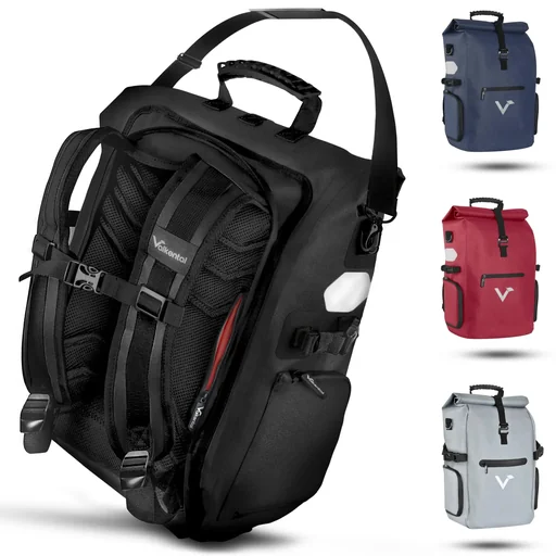 "ValkPro 3 in 1 Bicycle Bag, Red image"