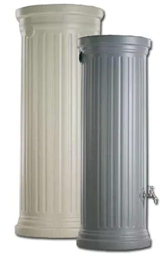 "Column tank / rain barrel "CLASSIC line", sand beige, 330 liters image"