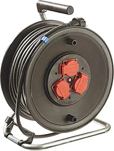 "Equipment cable drum 25 m rubber cable, 230 mm diameter image"
