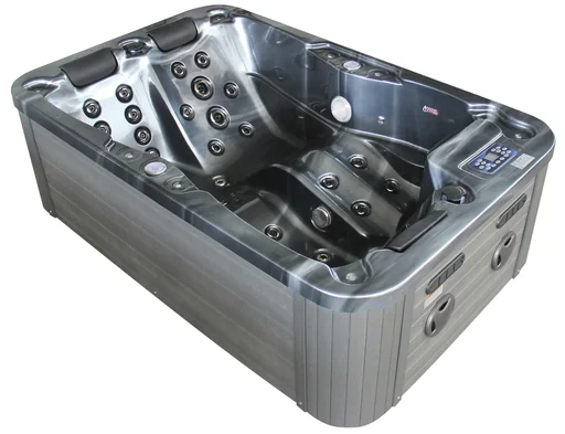 "Whirlpool - Crete black with underwater lighting image"