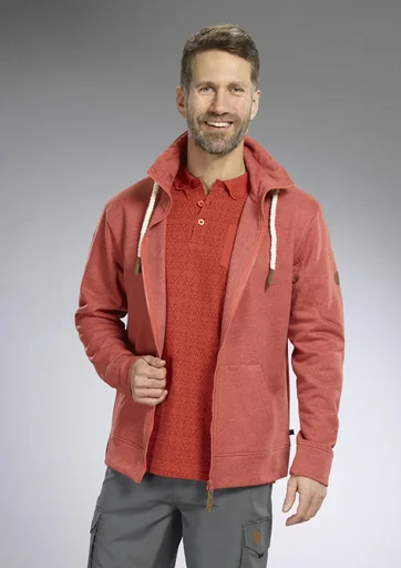 "Sweat jacket, color red, size 3XL image"