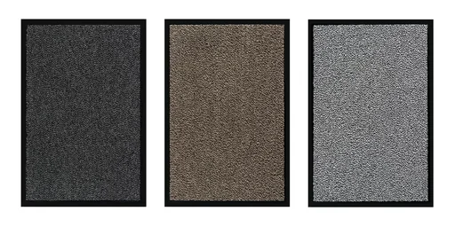 "Shannon grey dirt trap mat 40 x 60 cm image"