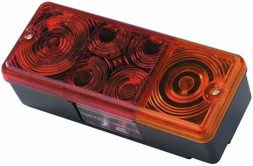"3-chamber tail light with license plate light image"