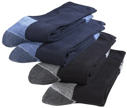 "Every Day socks, pack of 2, color black/grey, size 43/46 image"
