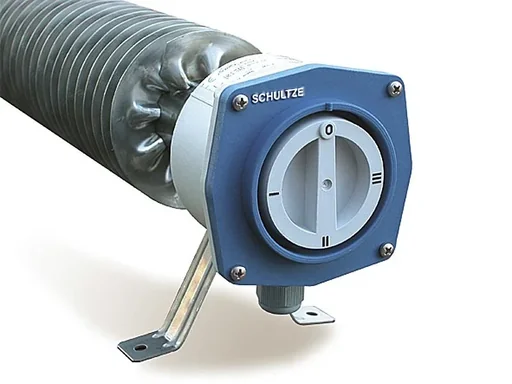 "Finned tube heater with step switch, 1000W 230V, stainless steel, IP66/67 image"