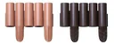Bed edging PALISADE, terracotta - 8 pieces - 2.4 m