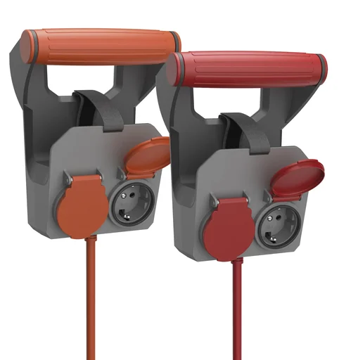 "Cable holder roll-on with 10m plastic cable image"