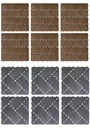 Garden slabs, natural stone look, 30 x 30 cm, set of 6