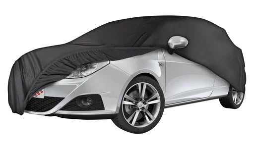 "Car cover Indoor Soft, car cover size XL black image"