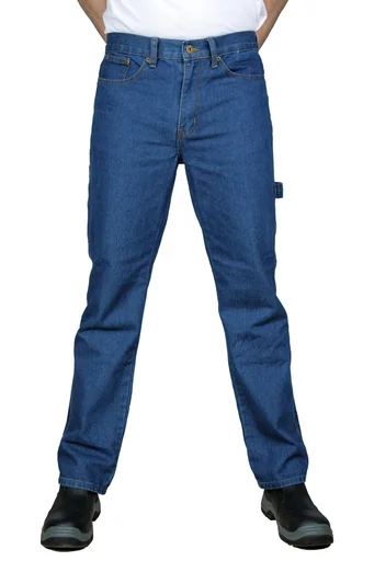 "Work jeans made of durable denim, color blue, size 30 image"
