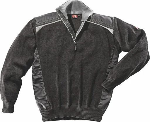 "Ultra knitted sweater, black-grey, size M image"
