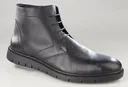 Ankle boots with zipper, color black, size 45