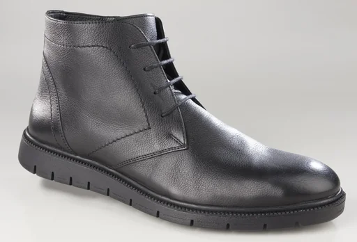 "Ankle boots with zipper, color black, size 45 image"
