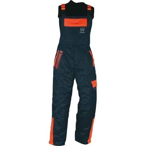 "Cut-resistant dungarees, black, size 52 image"