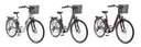 Unisex aluminum city e-bike, 28 inches, 7-speed derailleur, anthracite, multitalented RC822