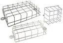 Protective grille for rear lights, square - 110 x 110 x 55 mm