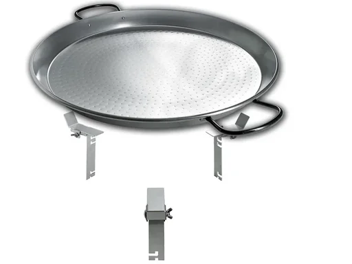 "PAN BBQ Set - for Smokin Pizzaring: 60 / 67cm - the XXL pan for paella, potato pancakes and much more image"