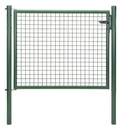 "Corrugated mesh single gate, green, width 125 cm, height 100 cm image"