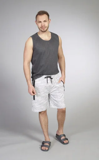 "Sweatpants, color light gray/melange, size XL image"