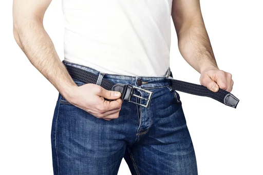 "Stretch belt for men, super-elastic 3 cm wide, color black image"
