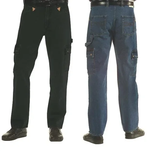 "Worker jeans with guild corners, color black, size 55 image"