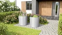 Raised bed Terra Round 858, color blank