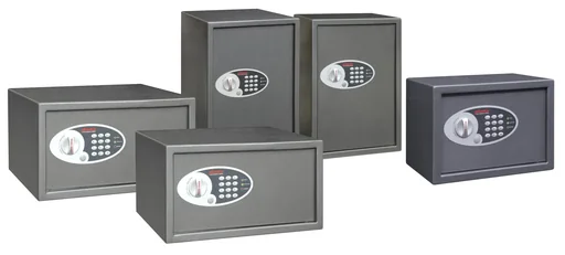 "Vela Home & Office safe with electronic lock, external dimensions 500 x 350 x 310 mm image"