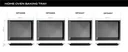 Oven and baking plate, baking tray, deep, 465 x 370 x 30 mm