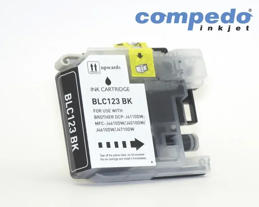 "Printer cartridge for Brother LC123 black image"