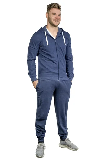 "Leisure suit color navy-melange, size L image"
