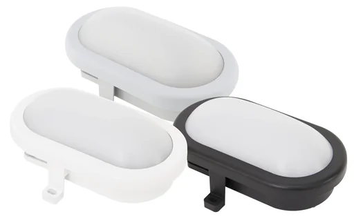 "LED Ovalarmatur - Color: grau image"