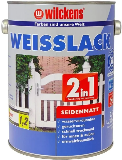 "Weisslack 2in1 silky matt, 2500 ml image"