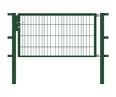Single gate Flexo with accessories, green/ width 150 cm, height 120 cm