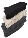 Comfort socks, black, size 43-46, 2 pairs