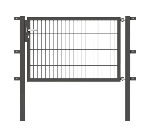 "Single gate Flexo, anthracite, width 125 cm, height 80 cm image"