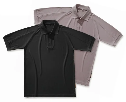 "Functional polo shirt, color black, size L image"