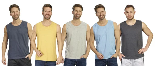 "Tank top, color anthracite/melange, size L image"