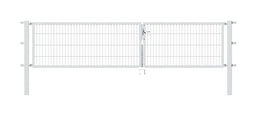 "Double gate Flexo with accessories, hot-dip galvanized, width 350 cm, height 80 cm, PF: 80x80 cm image"