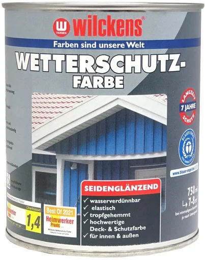 "Weatherproof paint RAL 7001, silver grey, 750 ml image"