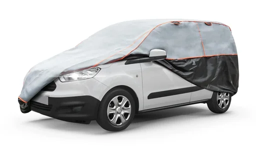 "Bus hail protection tarpaulin Perma Protect, van hail protection garage size L image"