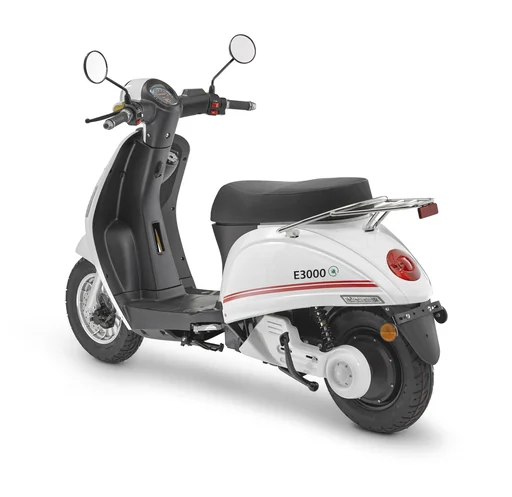 "E-scooter Luxxon E3000, 25 km/h (moped class), white image"